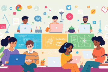 Imagem destacada dos Cursos Gratuitos em Inteligência Artificial e Programação disponíveis online, com foco na democratização do conhecimento.