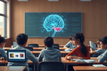 Estudo sobre como a inteligência artificial afeta o aprendizado entre jovens, destacando impactos negativos e resultados de pesquisa com usuários do ChatGPT.
