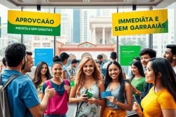 Imagem ilustrando a liberação imediata de crédito sem garantias.