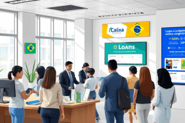 Caixa Econômica oferece empréstimos e consignados com desconto direto em folha.