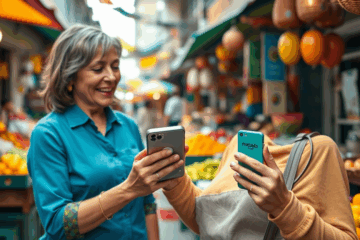 Tela do aplicativo Mercado Pago exibindo opções de empréstimo digital