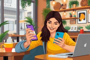 Imagem ilustrativa mostrando o aplicativo do Banco C6 em um smartphone, destacando a opção de empréstimos pessoais.