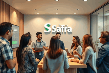 Imagem ilustrando empréstimos pessoais oferecidos pelo Banco Safra com destaque para flexibilidade e taxas competitivas.