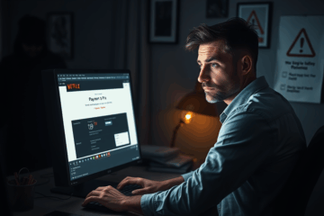Imagem sobre golpes de phishing relacionados à marca da Netflix.