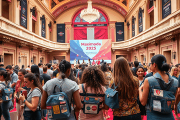 Evento MaxiModa 2025 destacando inovação e economia criativa com TLF Jeans