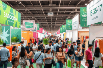 Feira Moda Nordeste reunindo marcas nacionais e internacionais com foco em sustentabilidade e novas tendências.