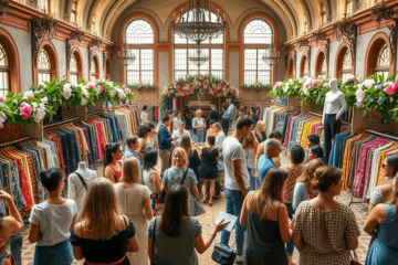 A Feira das Magnólias, um evento de moda circular com brechós e oficinas sobre sustentabilidade.