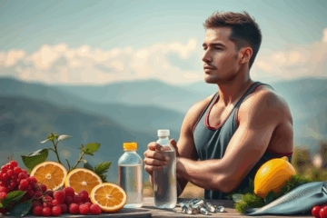 Imagem ilustrativa sobre a relação entre saúde mental e nutrição no desempenho esportivo de atletas.