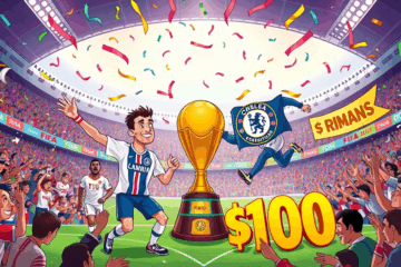 Equipes do Mundial de Clubes em disputa pelo título e premiações milionárias.