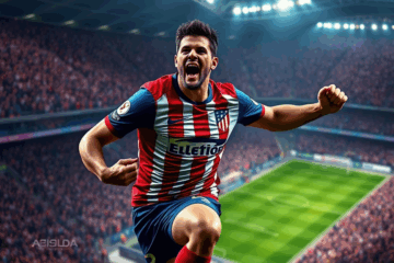 Hulk, atacante do Atlético, em ação durante um jogo.