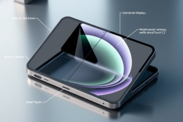 Imagem do iPhone Fold destacando seu design dobrável e especificações inovadoras.