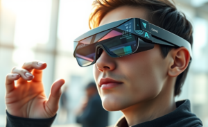 Óculos Android XR com tecnologia de IA e display inovador.