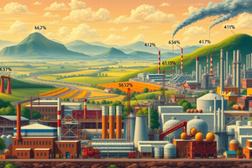 Aumentos na produção industrial em várias regiões, com avanços notáveis e algumas quedas significativas.