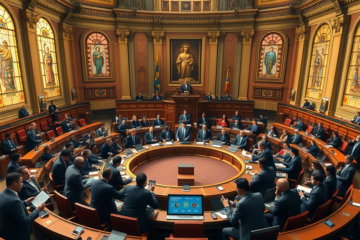 Imagem representativa do projeto de lei para o SIA e governança de Inteligência Artificial.