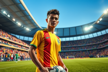 Andreas Pereira expressando otimismo sobre a temporada de 2026 e agradecendo aos torcedores pelo apoio.