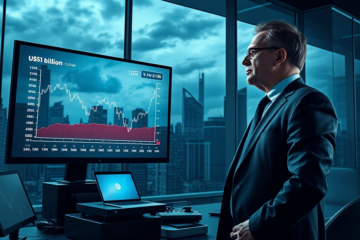 Larry Ellison, CEO da Oracle, enfrenta queda significativa em sua fortuna após desvalorização das ações da empresa.