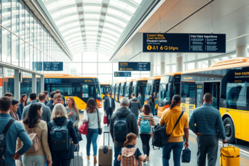 Imagem ilustrativa sobre a modernização do transporte rodoviário interestadual, destacando a segurança dos passageiros e as novas regulamentações.