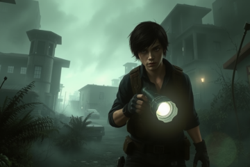 Capa do jogo Project M mostrando elementos de terror e a estética dos consoles da Nintendo.