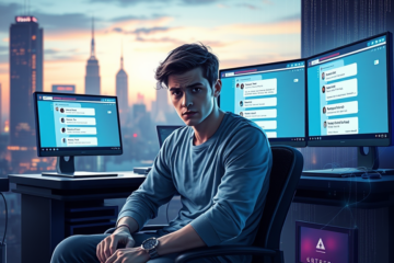 Imagem ilustrativa sobre a coleta de dados pelo Urban VPN Proxy e suas implicações na privacidade online.