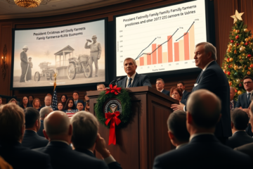 Imagem do Pronunciamento de Natal destacando avanços econômicos e compromissos sociais.