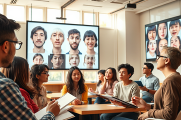 Imagem ilustrativa sobre treinamento para melhorar reconhecimento facial em rostos gerados por inteligência artificial.