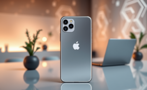 iPhone Air 2 com design ultrafino e duas câmeras traseiras.