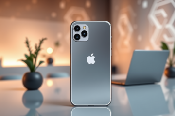 iPhone Air 2 com design ultrafino e duas câmeras traseiras.