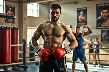 Tyson Fury e Mahmoud Charr prontos para um combate emocionante no boxe.