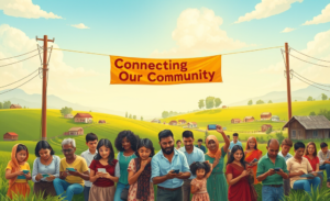 Imagem ilustrativa sobre a Lei nº 15.324 e o papel das cooperativas na ampliação do acesso à internet em áreas com baixa cobertura.