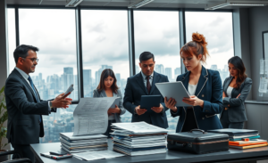 Imagem representativa da liquidação extrajudicial da Reag e as investigações relacionadas a fraudes financeiras.