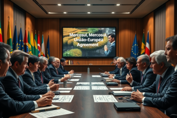 Acordo Mercosul-União Europeia e suas controvérsias comerciais.