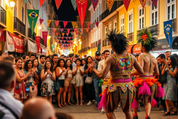 Festival Precárias com a participação de artistas queer, promovendo resistência e visibilidade na arte.