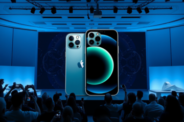 Lançamento do iPhone 18 e suas inovações esperadas, como novos tamanhos de tela e câmera.