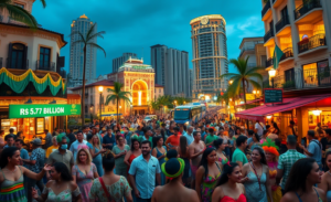 Carnaval de 2026 movimentará bilhões na economia brasileira, destacando o turismo e geração de empregos.