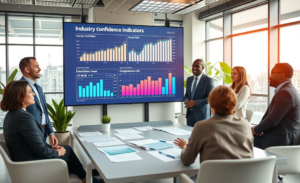 Aumento do Índice de Confiança da Indústria e perspectivas positivas para o futuro.