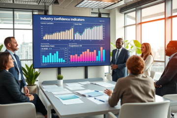 Aumento do Índice de Confiança da Indústria e perspectivas positivas para o futuro.