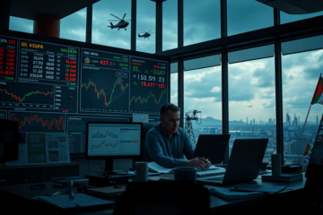 Análise sobre o impacto do conflito entre EUA, Israel e Irã na economia global e nos mercados financeiros.