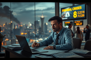 A economia global sendo afetada pelos conflitos no Oriente Médio e os impactos nos preços do petróleo e do dólar.