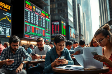 Imagem representando a transformação no consumo e a evolução da educação financeira no Brasil.