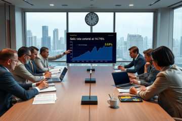 Imagem que representa a redução da taxa Selic e seus impactos na economia.