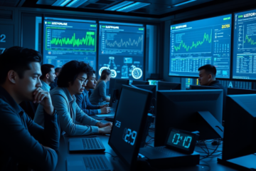 Imagem representativa do ataque hacker que afetou as operações via Pix no BTG Pactual, destacando atividades atípicas e o impacto financeiro.