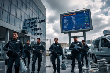 Imagem ilustrativa sobre a Operação Fallax e fraudes bancárias no Brasil.