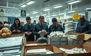 Imagem ilustrativa sobre a apreensão de canetas emagrecedoras contrabandeadas.