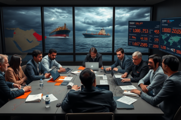 Imagem ilustrativa sobre os impactos econômicos da guerra no Oriente Médio e suas consequências globais.