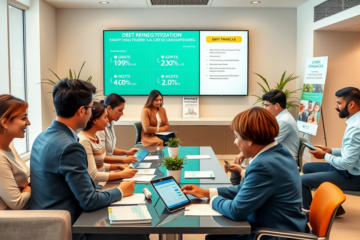 Cliente utilizando a ferramenta Minhas Finanças do Banco do Brasil para gerenciar dívidas.