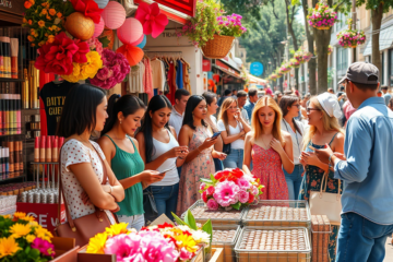 Pequenos negócios se beneficiando das vendas do Dia das Mães em 2026.