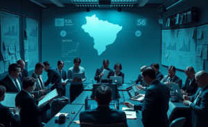 Imagem representativa da Operação Fluxo Oculto que investiga fintechs suspeitas de lavagem de dinheiro no setor de combustíveis.