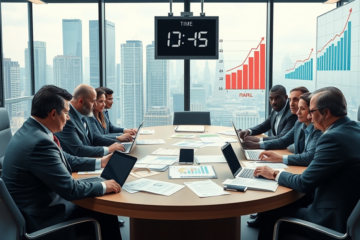 Imagem que ilustra as preocupações sobre o aumento da dívida pública e as medidas econômicas implementadas, retratando gráficos e números relevantes.