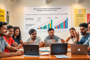 Gráfico mostrando o interesse dos brasileiros em aprender sobre investimentos e as barreiras que os impedem.