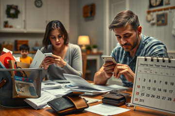Imagem relacionada ao planejamento financeiro e controle de gastos para evitar dívidas.